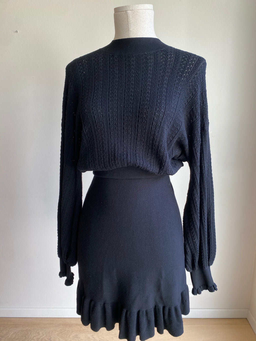 SEZANE wool dress - S