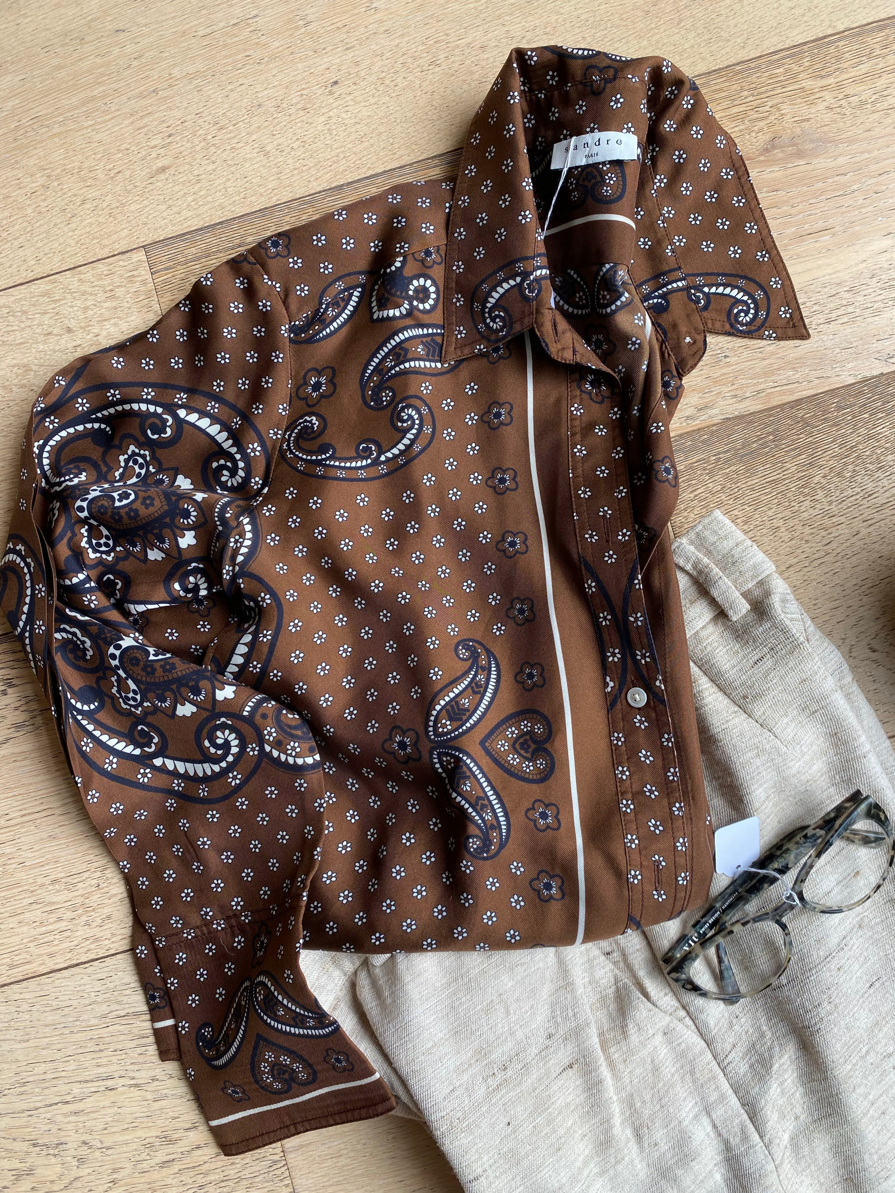 SANDRO Silk Blouse - 1