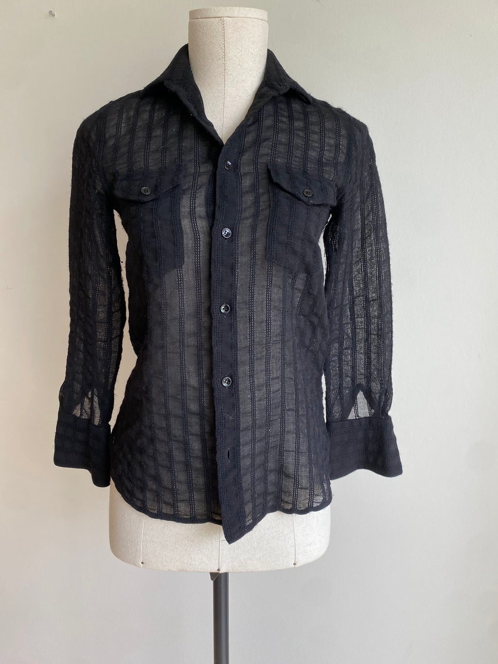 SAINT LAURENT Wool blouse - 36