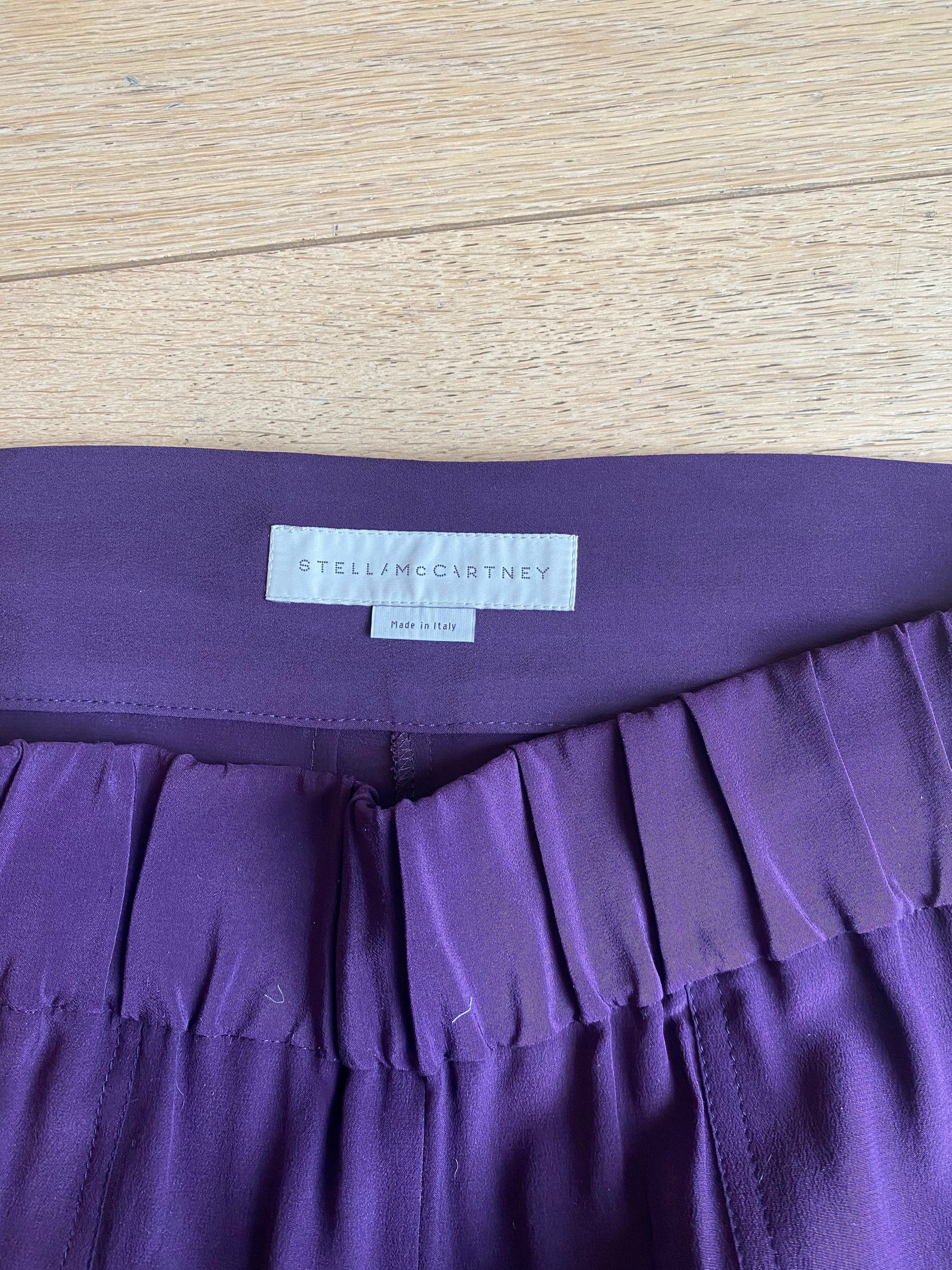 STELLA MCCARTNEY Silk Trousers - 42
