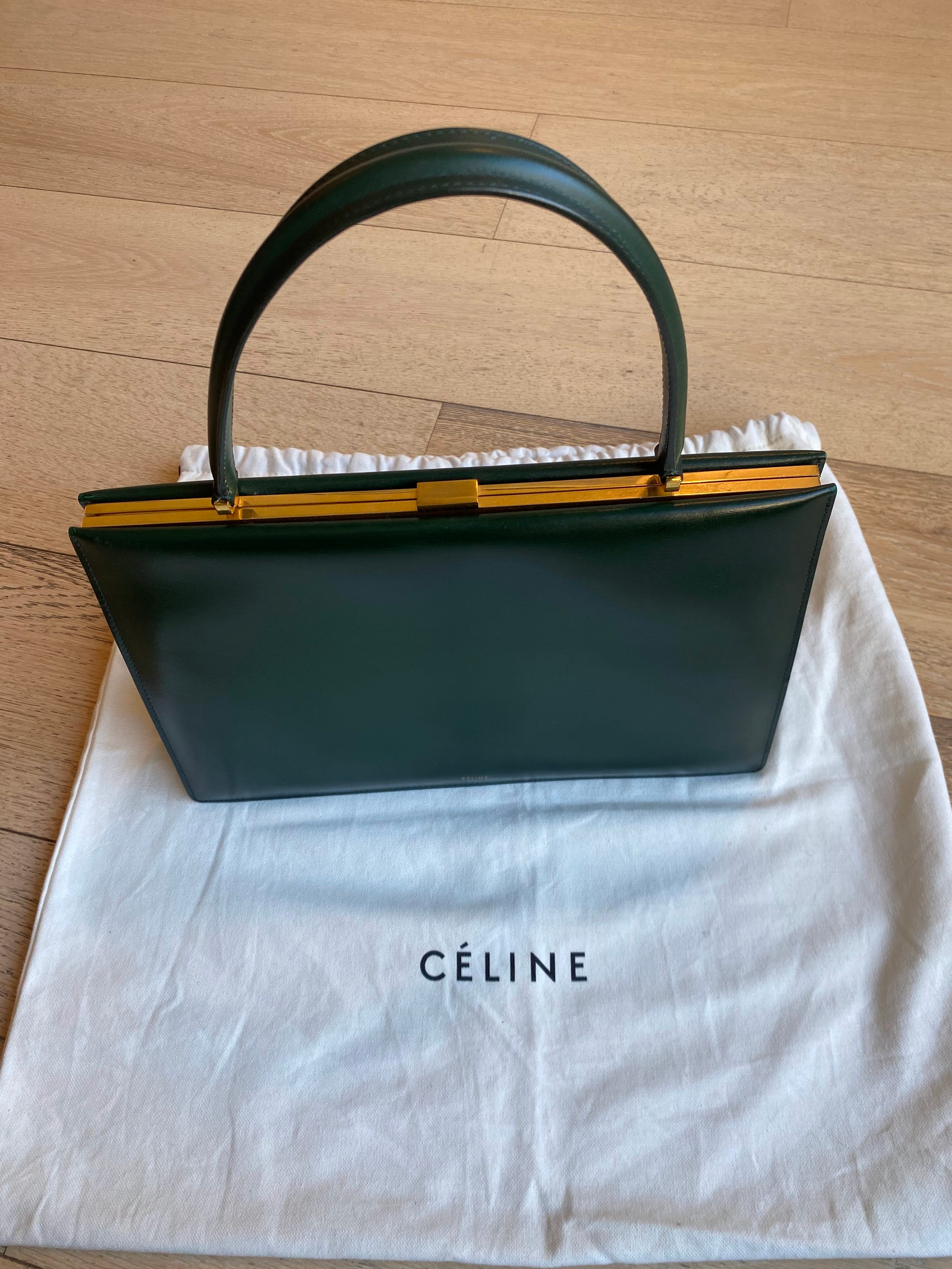 CELINE Clasp Bag
