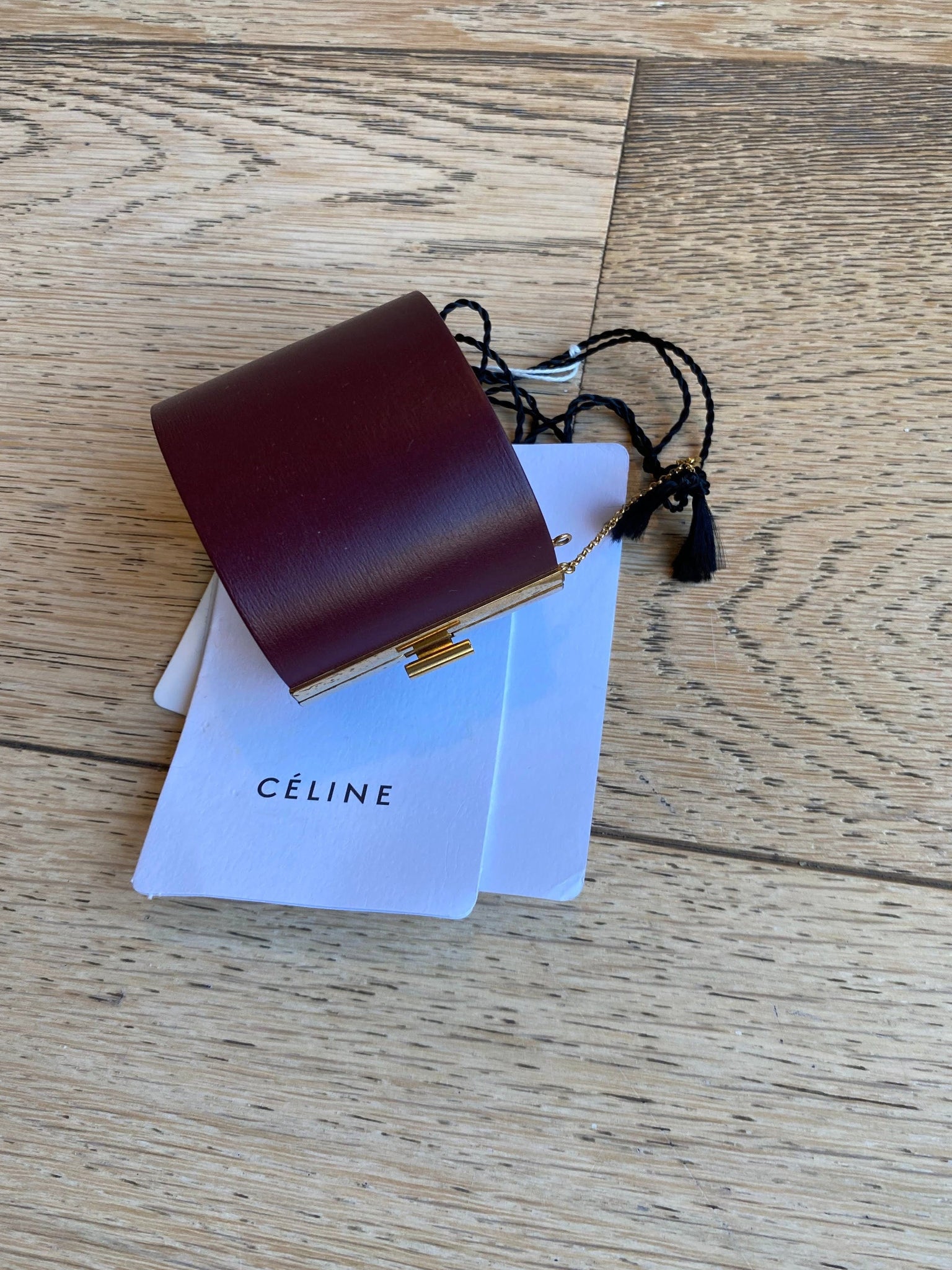 CELINE Les Cuirs leather cuff