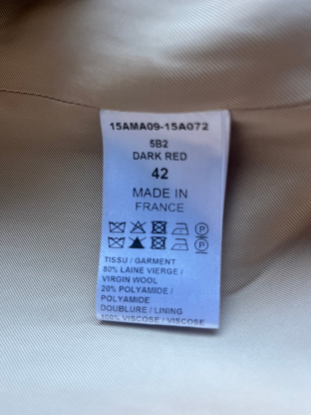 CHLOE wool coat - 42