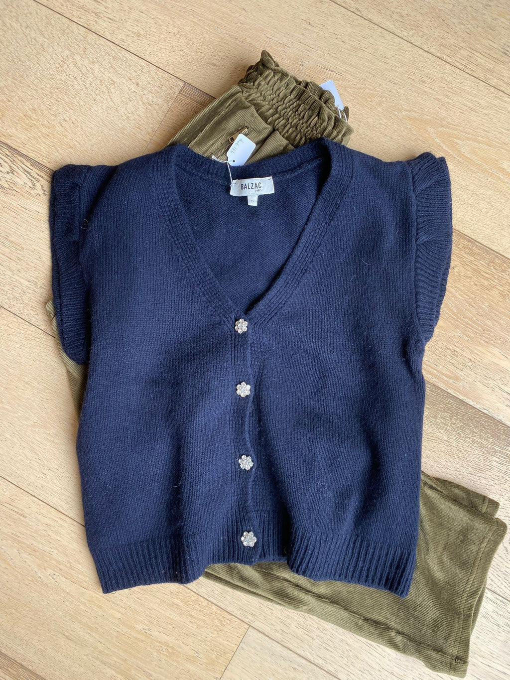 BALZAC Woolen Gilet - S