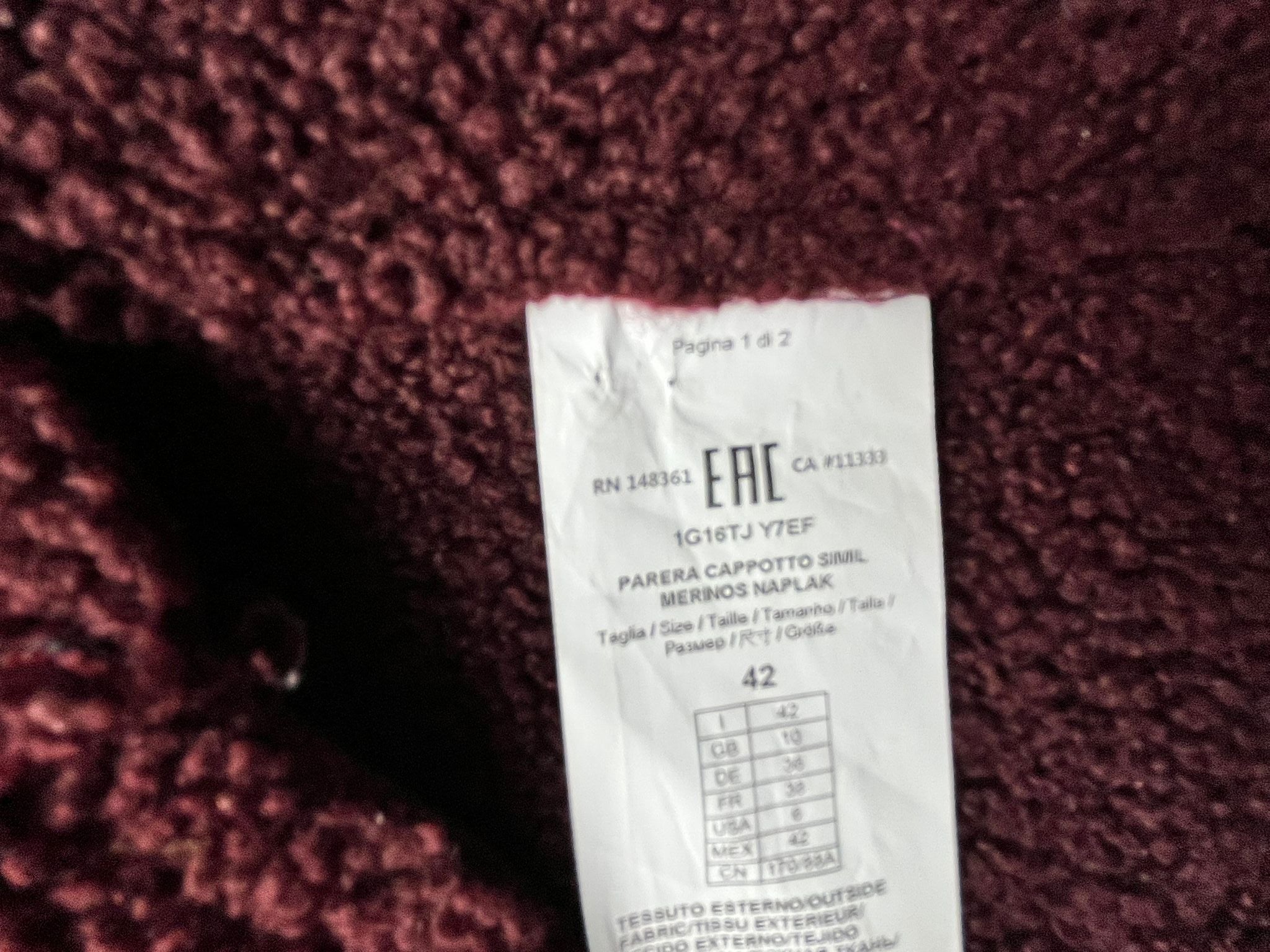 PINKO Patent Coat - 38