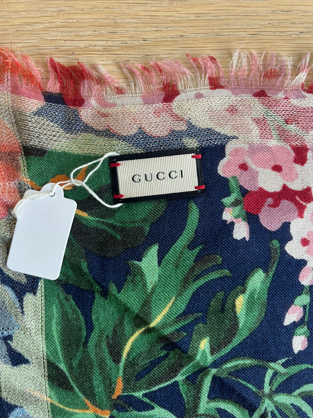 GUCCI Floral Scarf