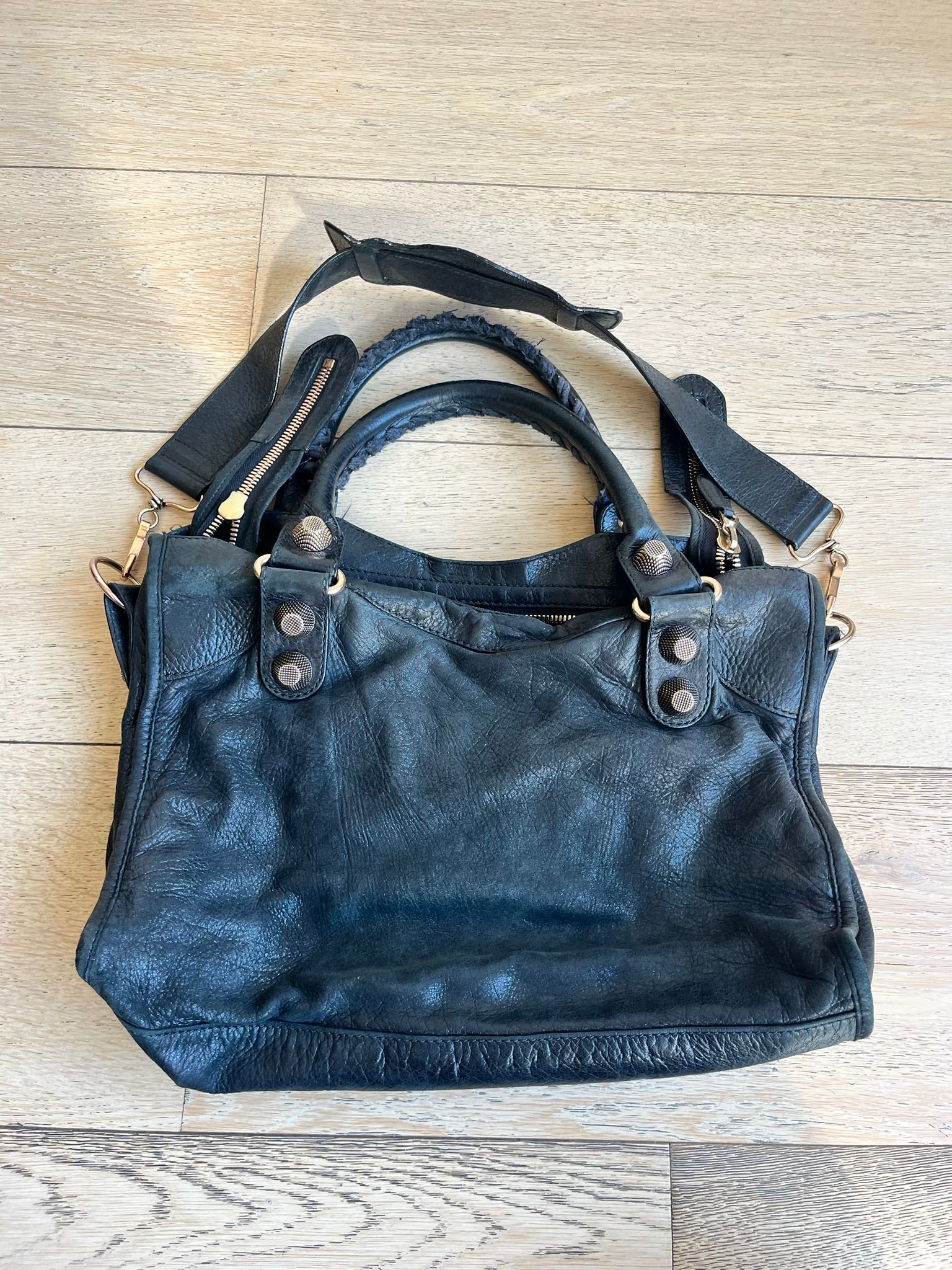 BALENCIAGA Motorcycle Medium City Bag