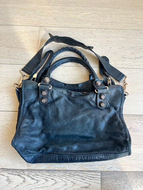 BALENCIAGA Motorcycle Medium City Bag