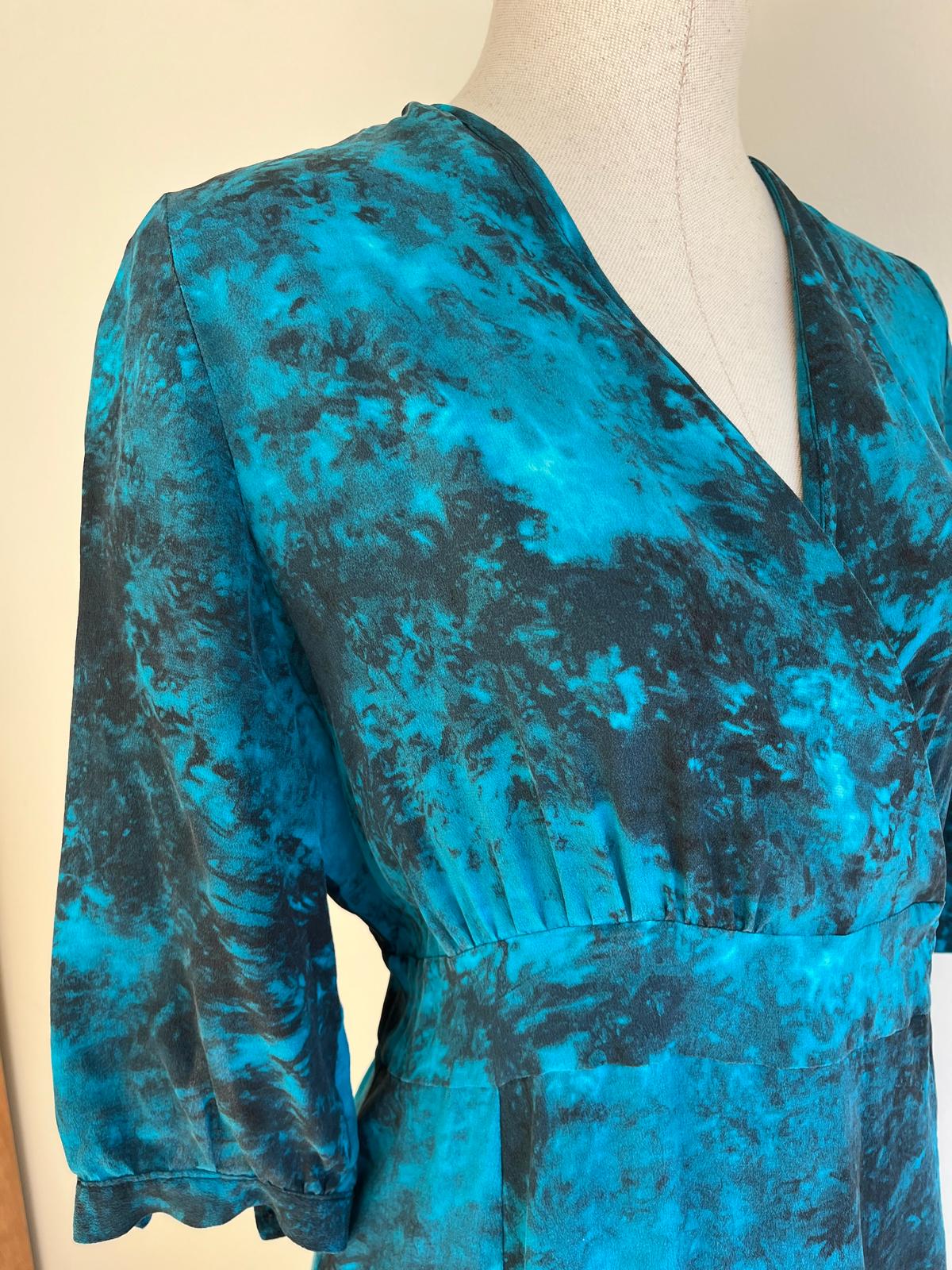 HANSINE Silk Dress - M