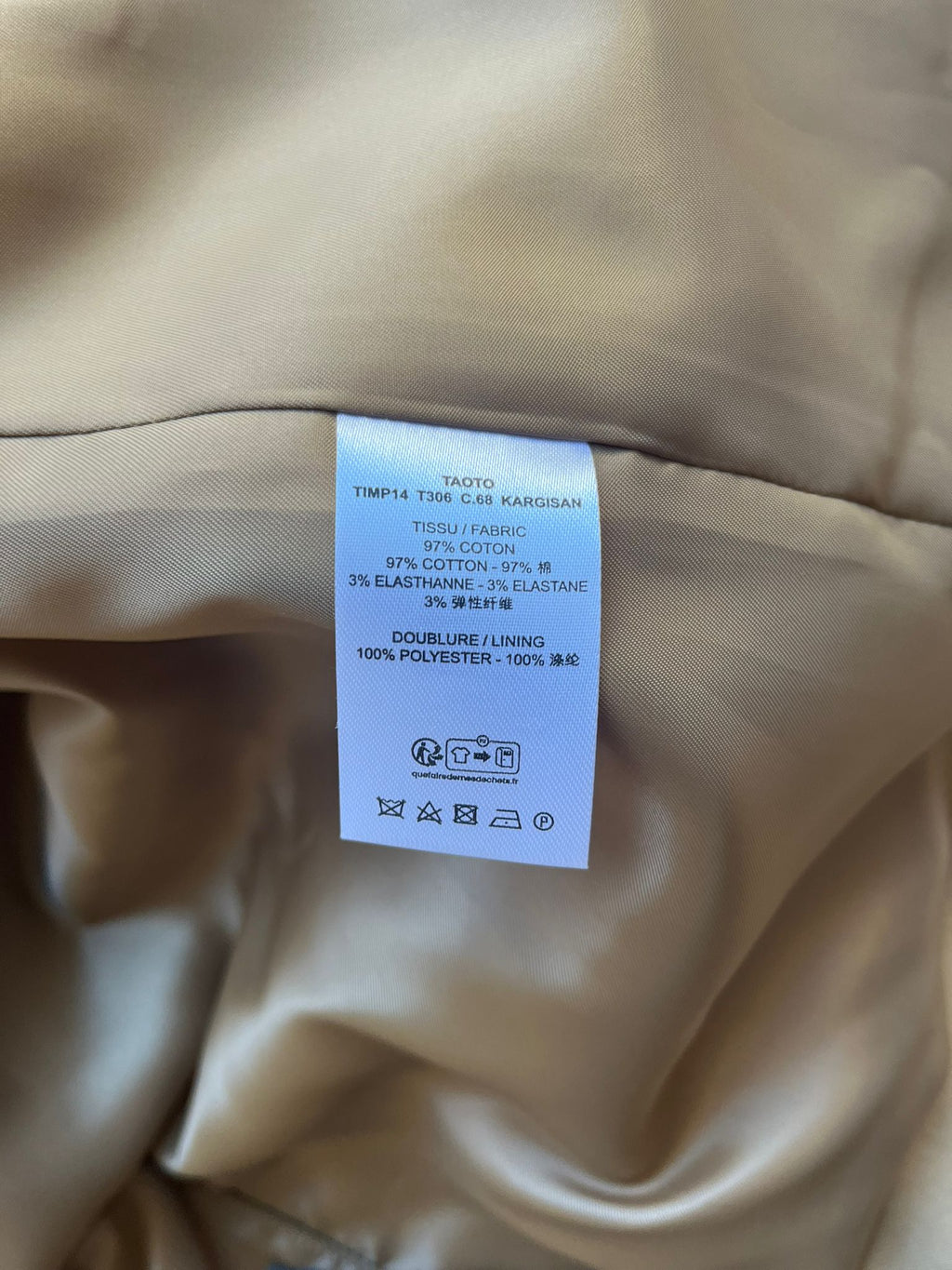 ZAPA Structured Trench Coat - 36