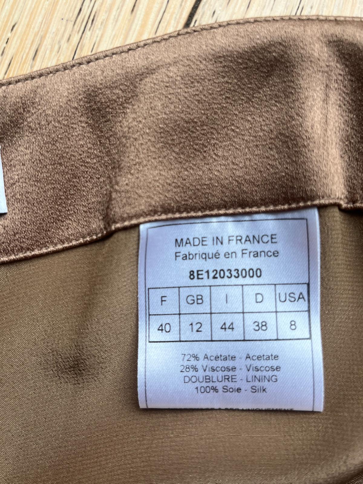 CHRISTIAN DIOR Silk Skirt - 40