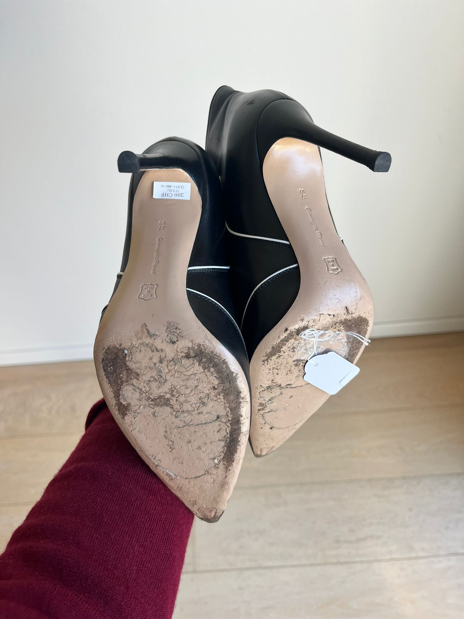 GIANVITO ROSSI Stiletto Ankle Boots - 37.5