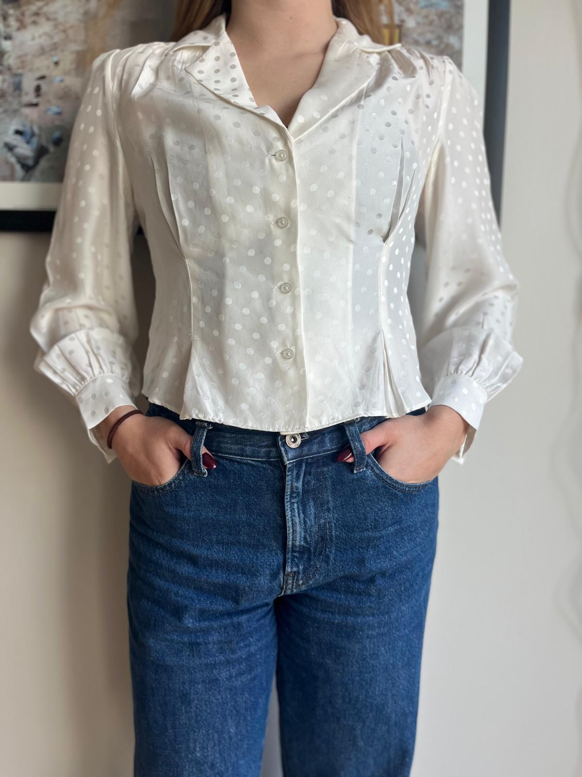 ANINE BING Silk Blouse - XS