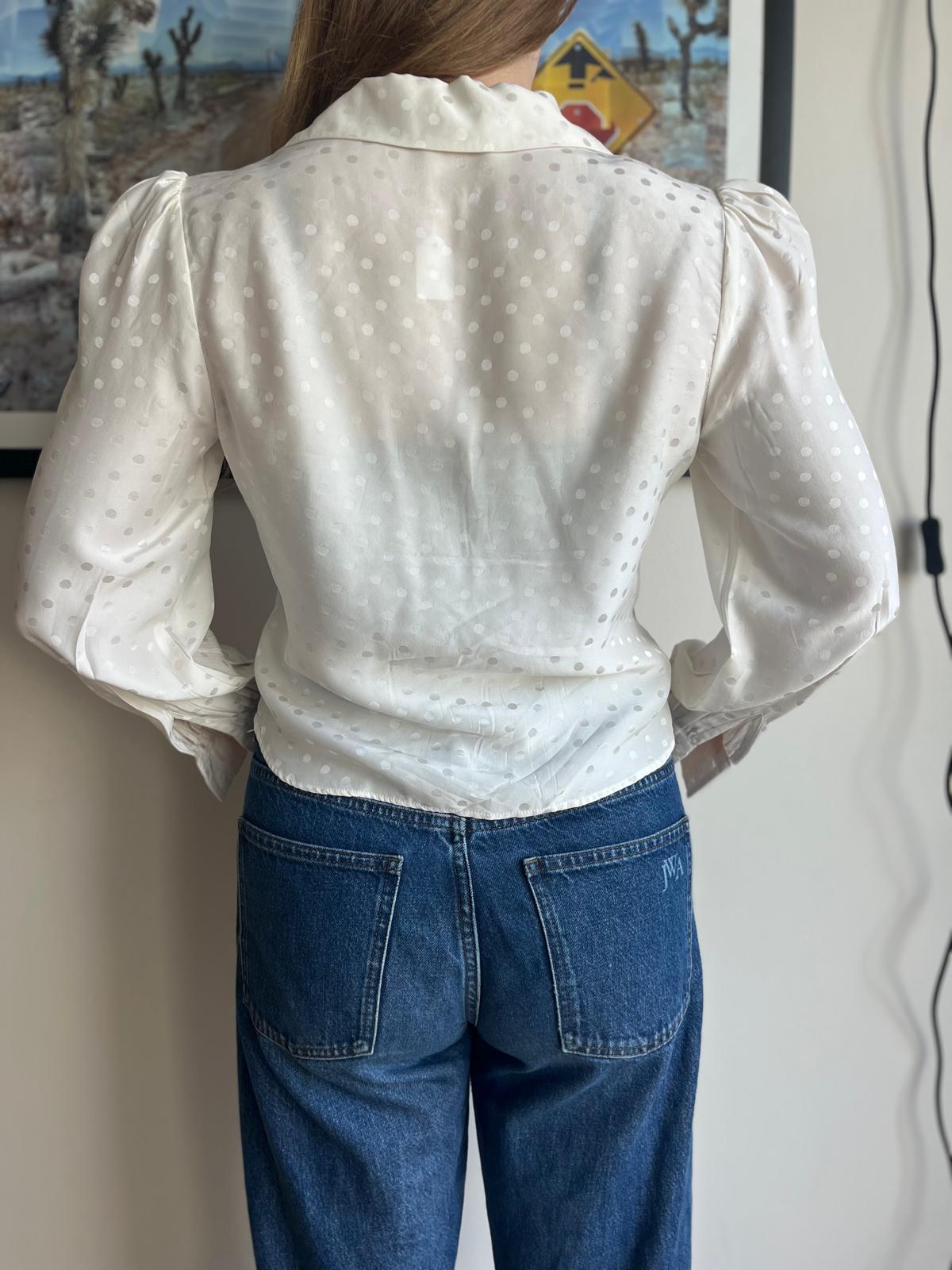ANINE BING Silk Blouse - XS