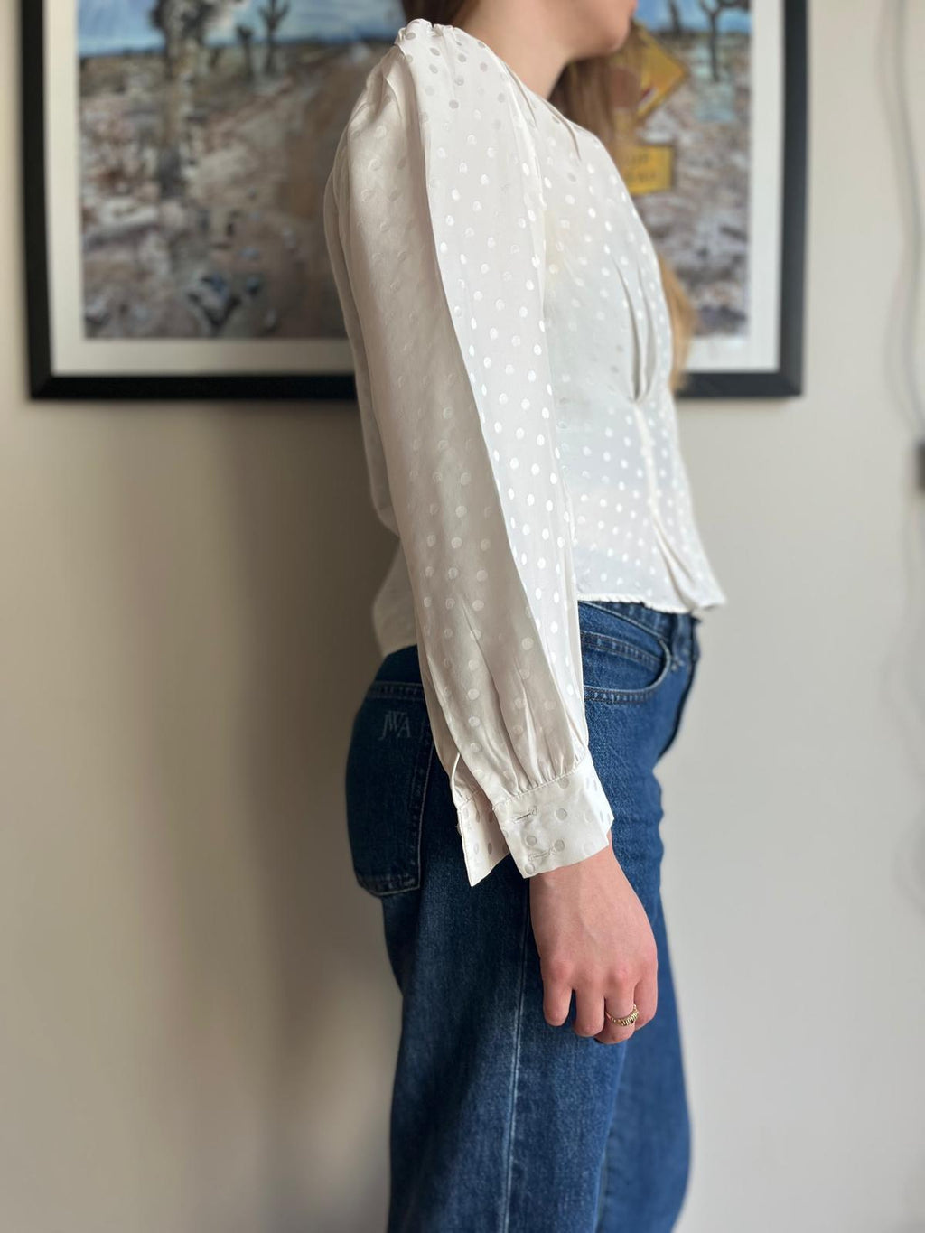ANINE BING Silk Blouse - XS