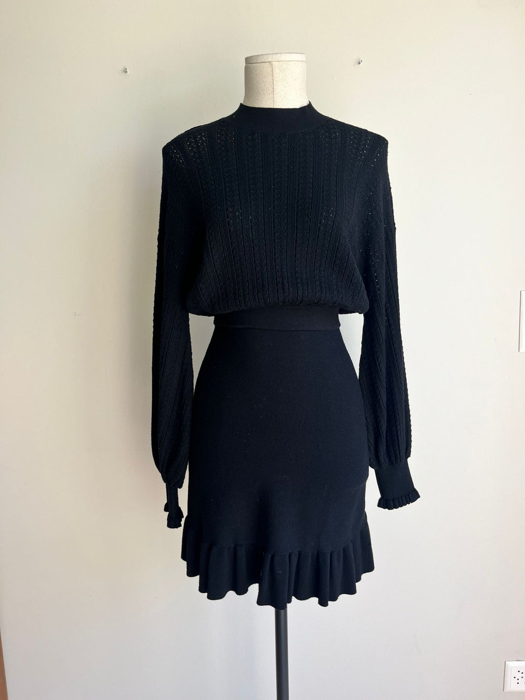 SEZANE wool dress - S