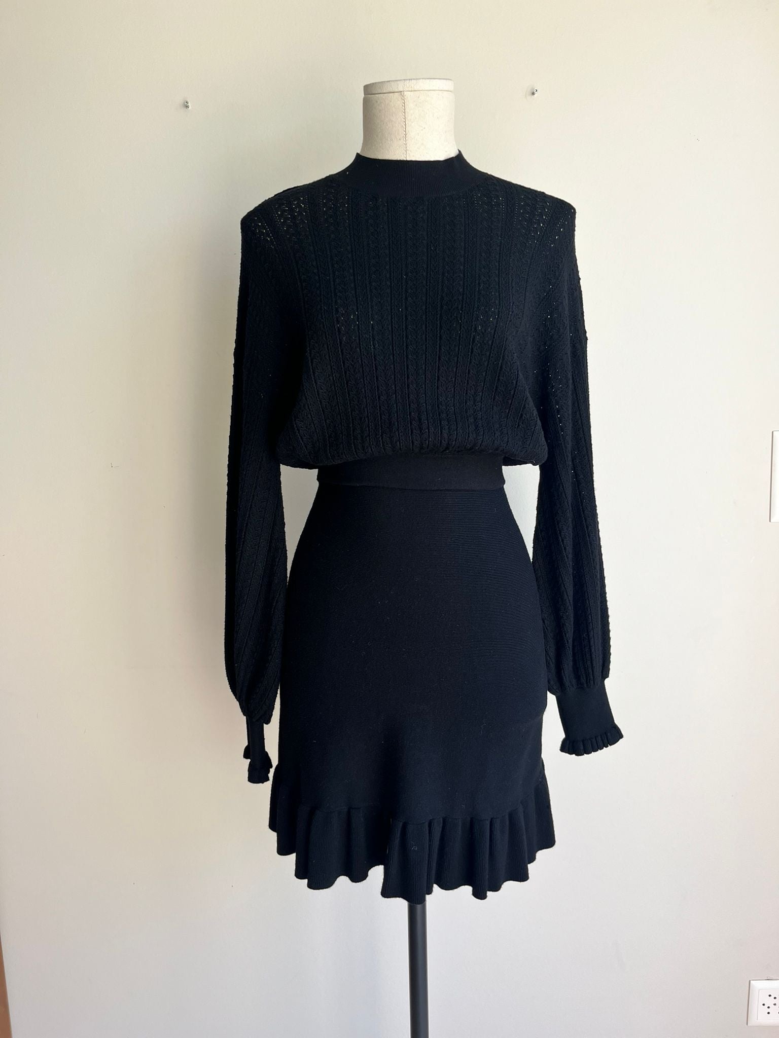 SEZANE wool dress - S