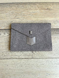 YSL Stingray Envelope Clutch Bag