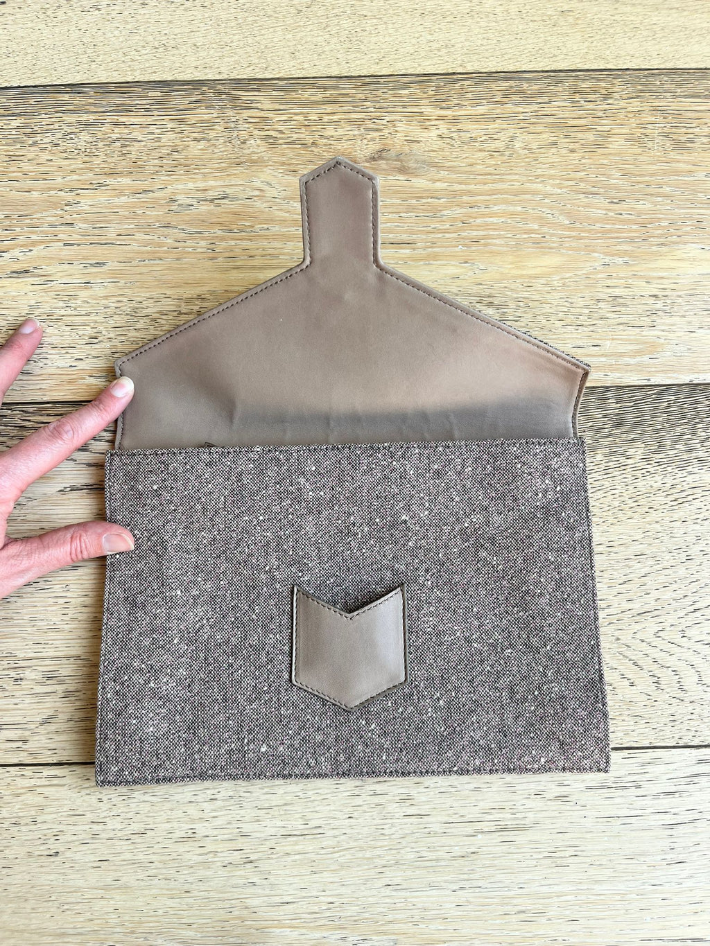 YSL Stingray Envelope Clutch Bag