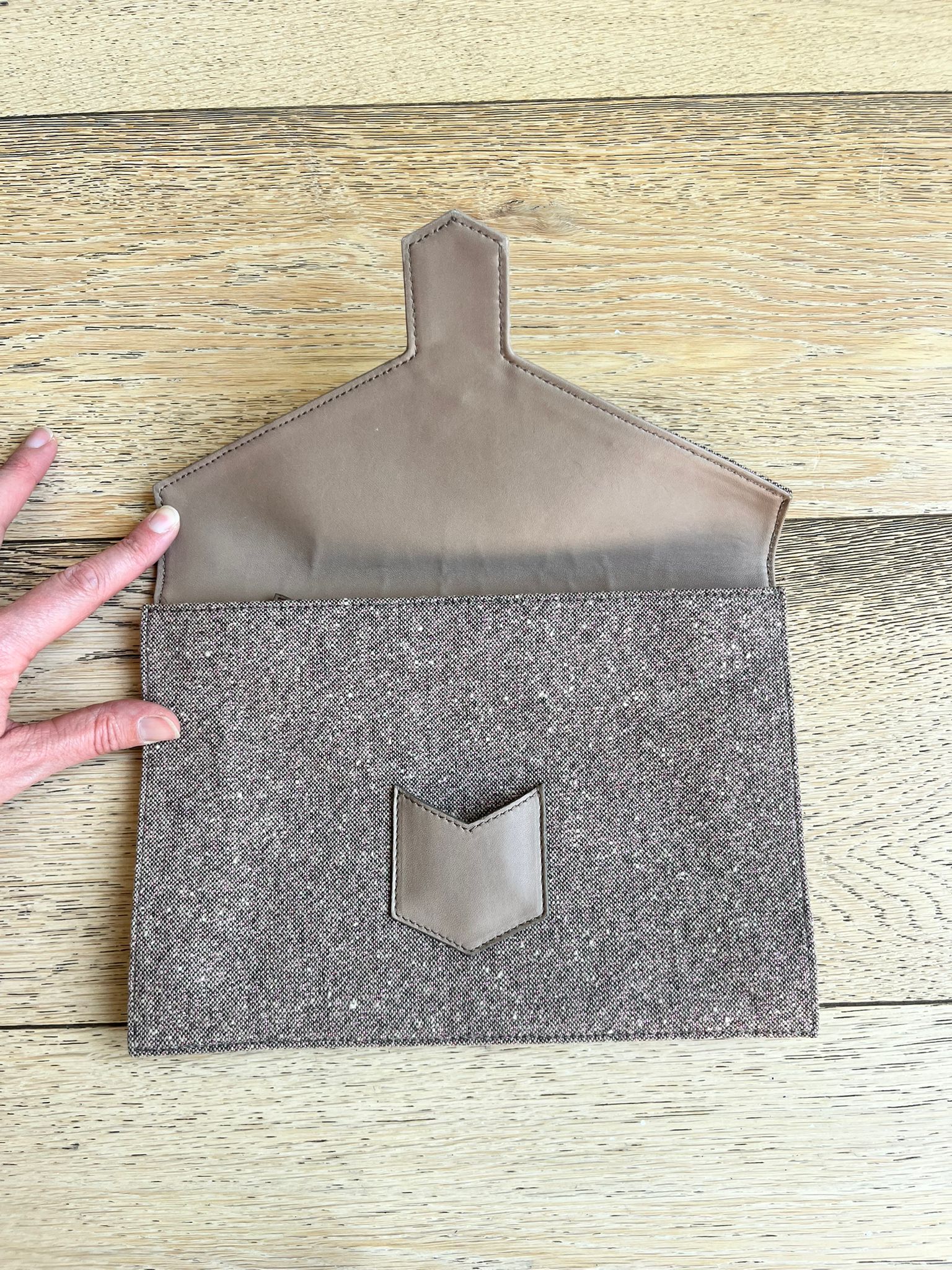 YSL Stingray Envelope Clutch Bag